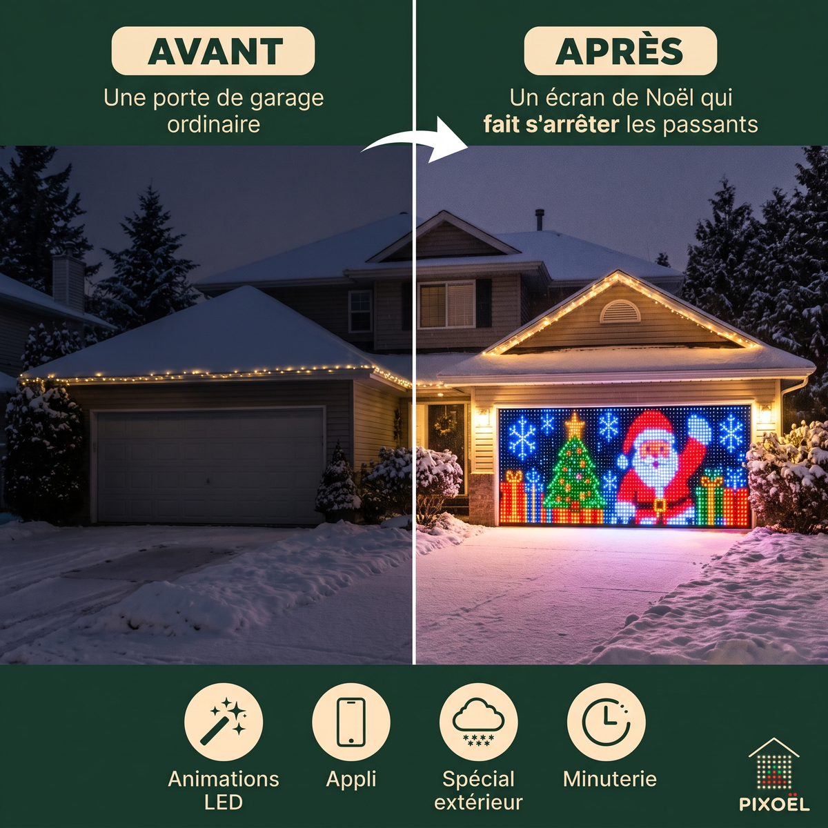 Avant / après PIXOËL